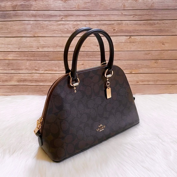 coach katy satchel size